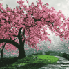 Cherry Blossom Japan Diamond Painting