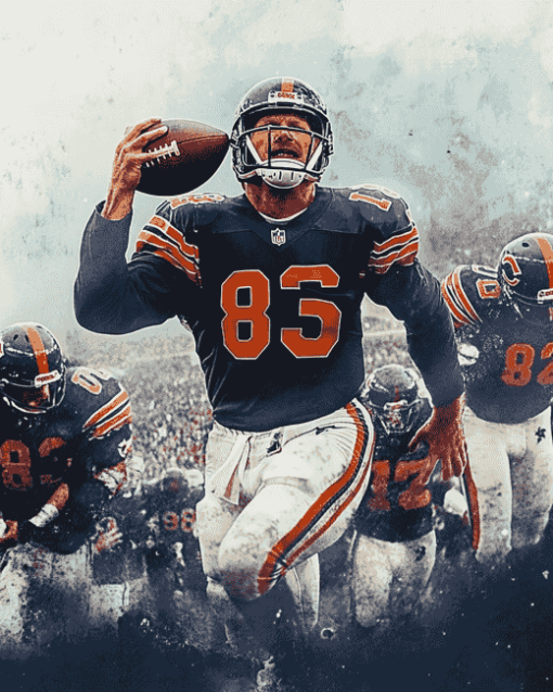 Chicago Bears Legends Diamond Painting