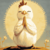 Chick Cartoon Yoga Diamond Painting