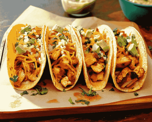 Chicken Tacos Art Diamond Painting