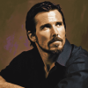 Christian Bale Famous Star Diamond Painting