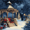 Christmas Gazebo Showcase Diamond Painting