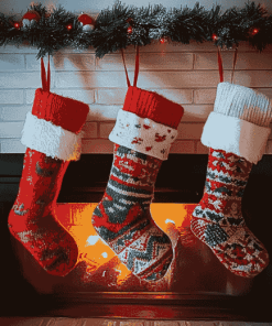 Christmas Stockings Holiday Diamond Painting