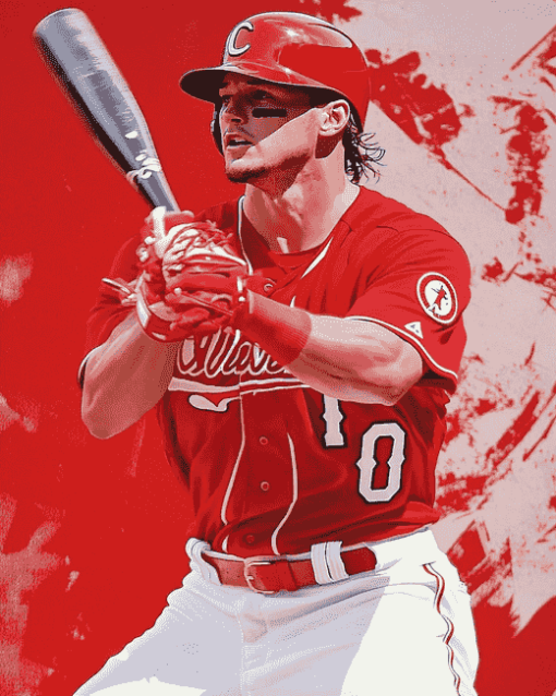 Cincinnati Reds Baseball Player Diamond Painting