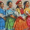 Cinco De Mayo Vintage Woman Diamond Painting