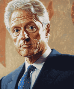 Classy Bill Clinton Diamond Painting