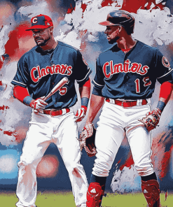 Cleveland Indians Baseball Stars Diamond Painting