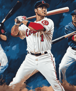 Cleveland Indians Baseball Team Diamond Painting