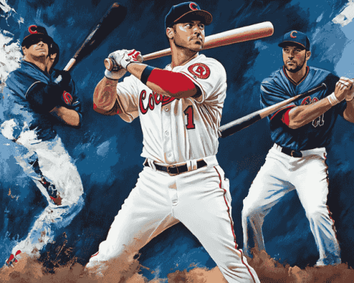 Cleveland Indians Baseball Team Diamond Painting