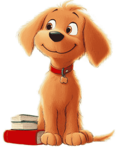 Clifford Red Puppy Diamond Painting