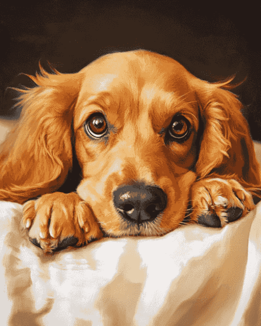 Cocker Spaniel Puppy Diamond Painting