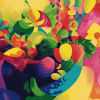 Colorful Abstract Fruit Diamond Painting