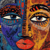 Colorful African Faces Diamond Painting