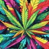 Colorful Cannabis Diamond Painting