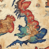 Colorful England Map Diamond Painting