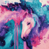 Colorful Horses Diamond Painting