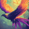 Colorful Phoenix Bird Diamond Painting