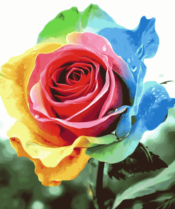 Colorful Rose Blossoms Diamond Painting