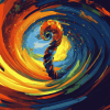 Colorful Tornado Storm Diamond Painting