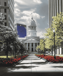 Columbus Ohio Statehouse Buildings Diamond Painting