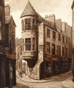 Cupar Street Scene Diamond Painting