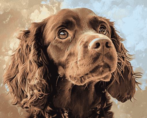 Cute Boykin Spaniel Puppy Diamond Painting