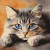 Cute Cat Kitten Diamond Painting