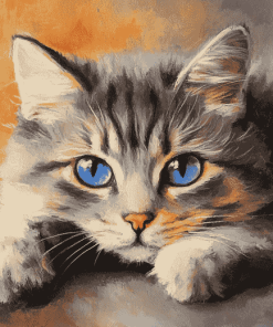 Cute Cat Kitten Diamond Painting