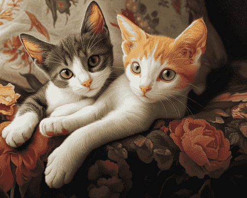 Cute Kittens Diamond Painting