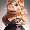 Cute Miss Piggy Cartoon Diamond Painting