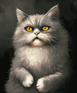 Cute Persian Kitty Diamond Painting