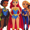 DC Super Hero Girls Animation Diamond Painting