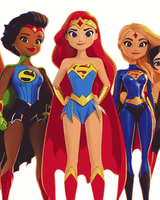 DC Super Hero Girls Animation Diamond Painting