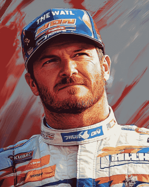 Dale Earnhardt Jr Racing Diamond Painting