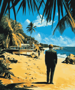 Death in Paradise Movie Diamond Painting