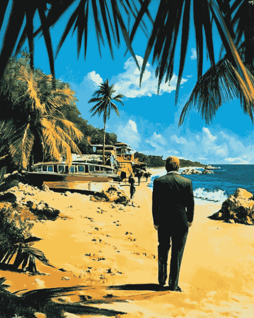 Death in Paradise Movie Diamond Painting