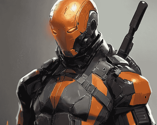 Deathstroke Anime Figure Diamond Painting