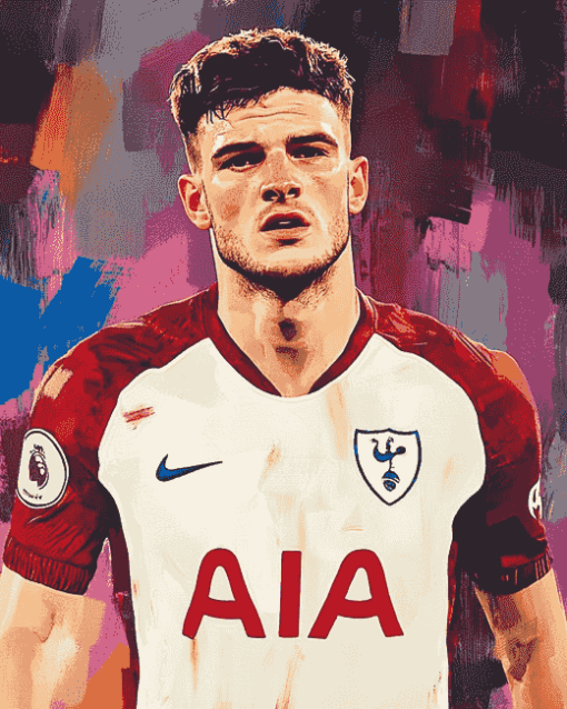 Declan Rice Famous Football Diamond Painting