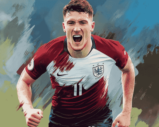 Declan Rice Famous Footballer Diamond Painting