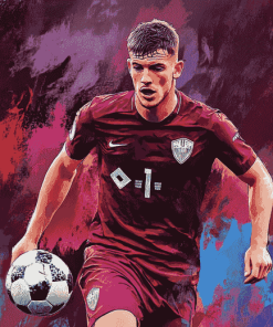 Declan Rice Famous Footballer Diamond Painting