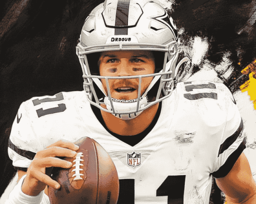 Derek Carr Football Legend Diamond Painting