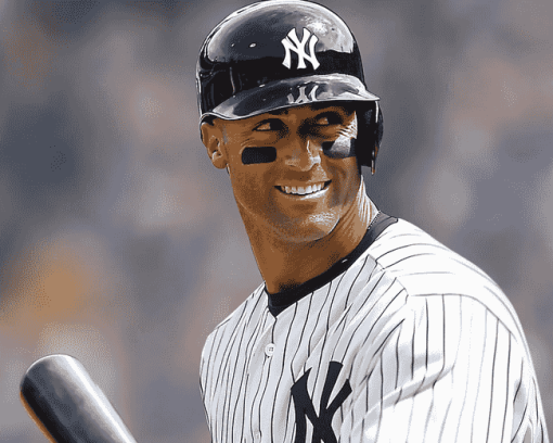 Derek Jeter Baseball Icon Diamond Painting