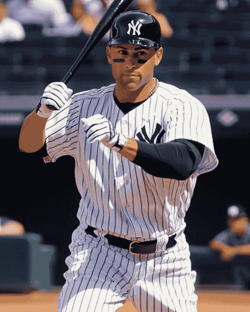 Derek Jeter Baseball Legend Diamond Painting