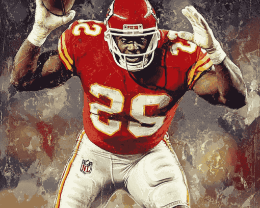 Derrick Thomas Famous Footballer Diamond Painting