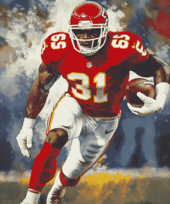 Derrick Thomas Football Legend Diamond Painting