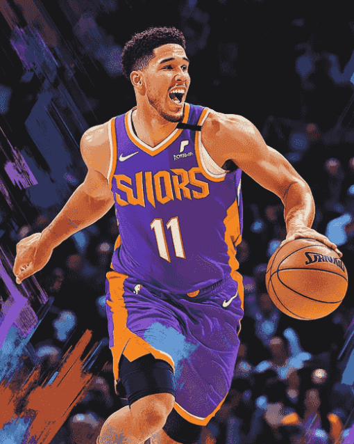 Devin Booker Phoenix Suns Diamond Painting