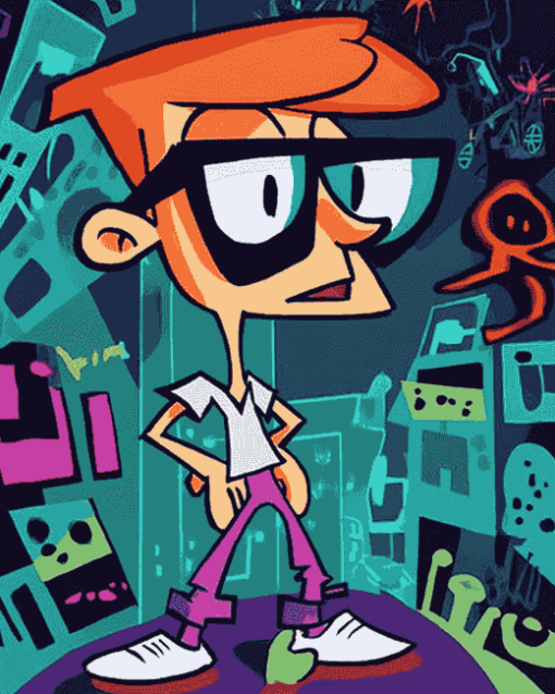 Dexters Laboratory Cartoon Diamond Painting