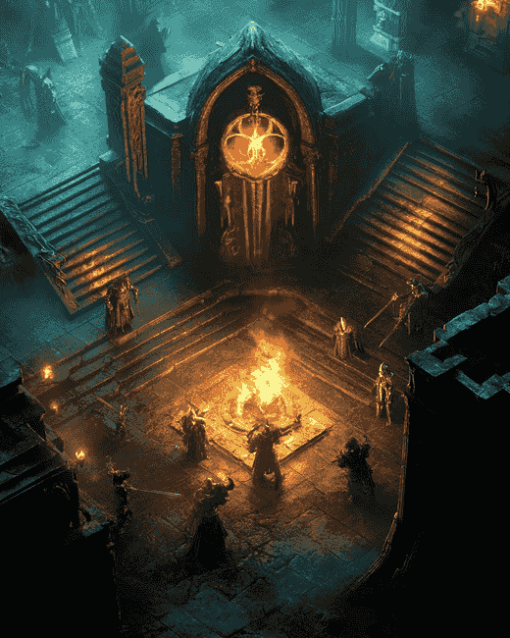 Diablo Online Game Diamond Painting