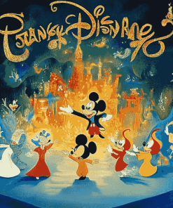 Disney Fantasia Mickey Mouse Diamond Painting