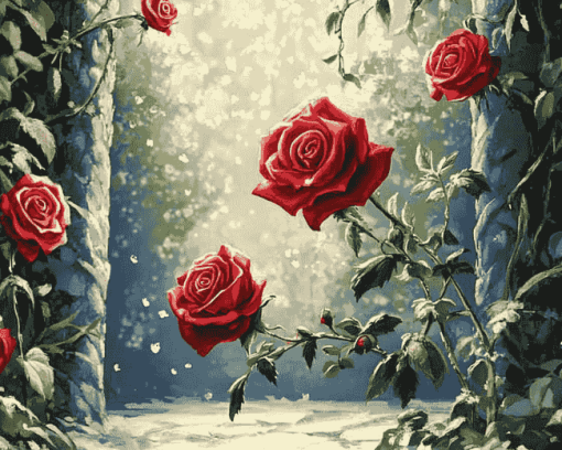 Disney Rose Fantasy Diamond Painting